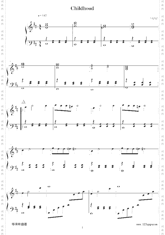 Childhood-世界名曲