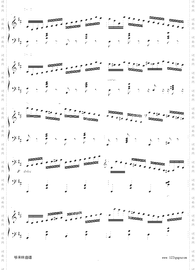 练习曲-Op.740No.3-车尔尼