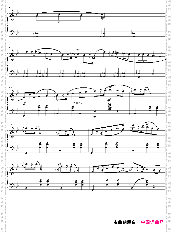 玛祖卡Op.7No.1