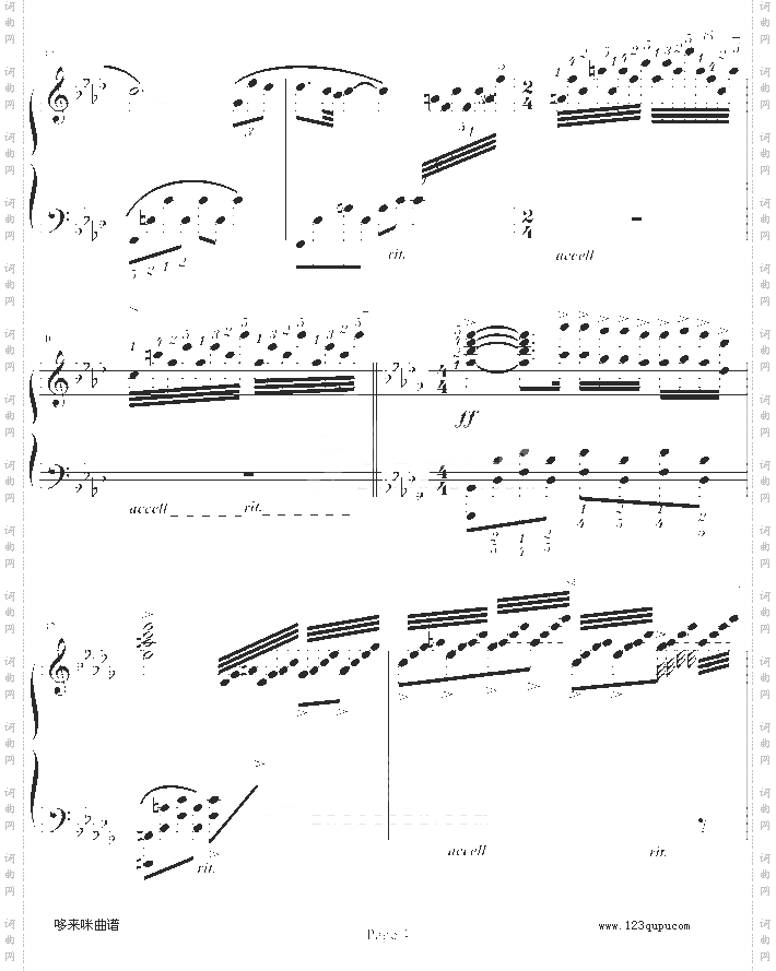 秋日私语-总谱-克莱德曼
