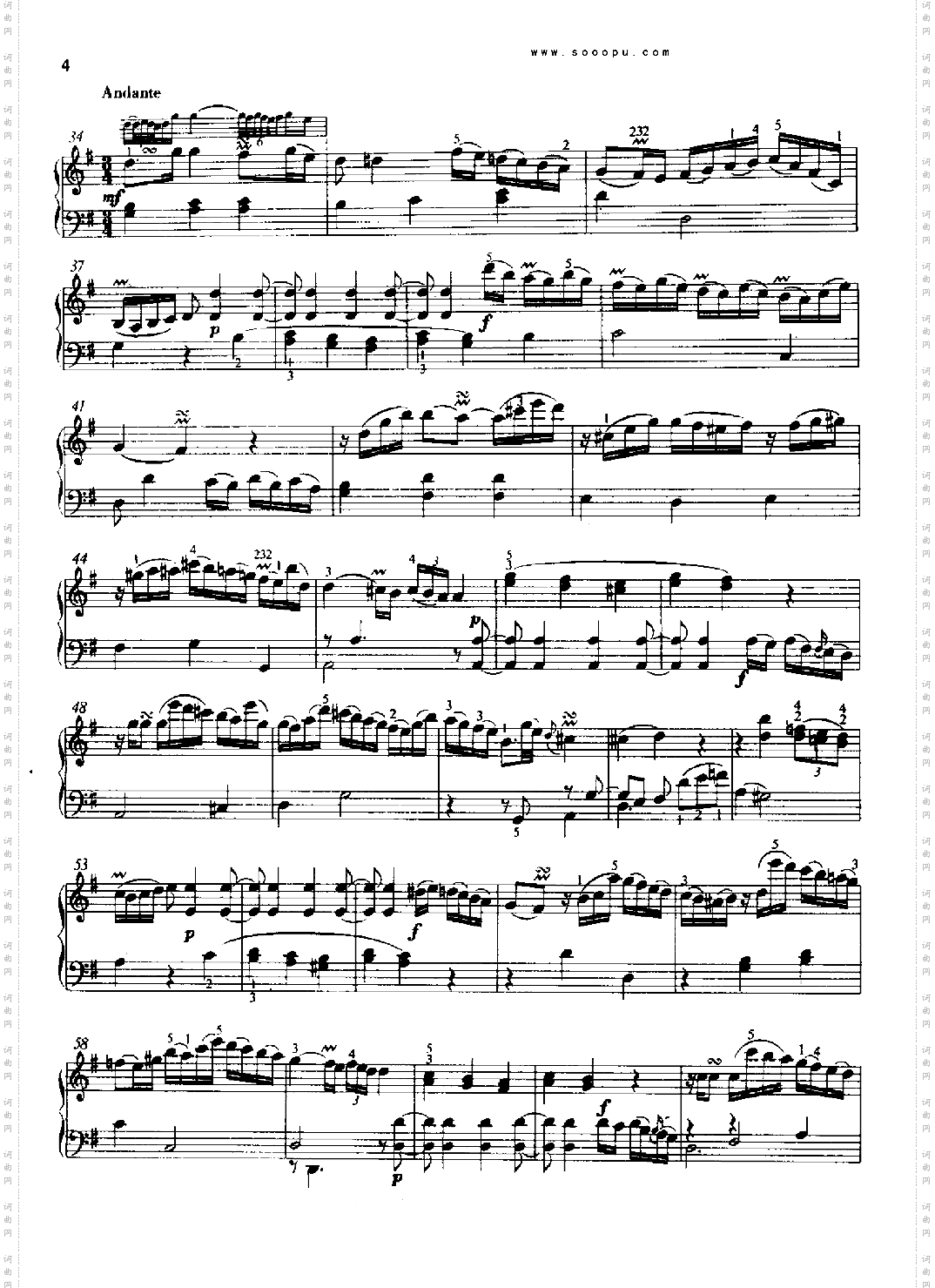 奏鸣曲键盘类钢琴