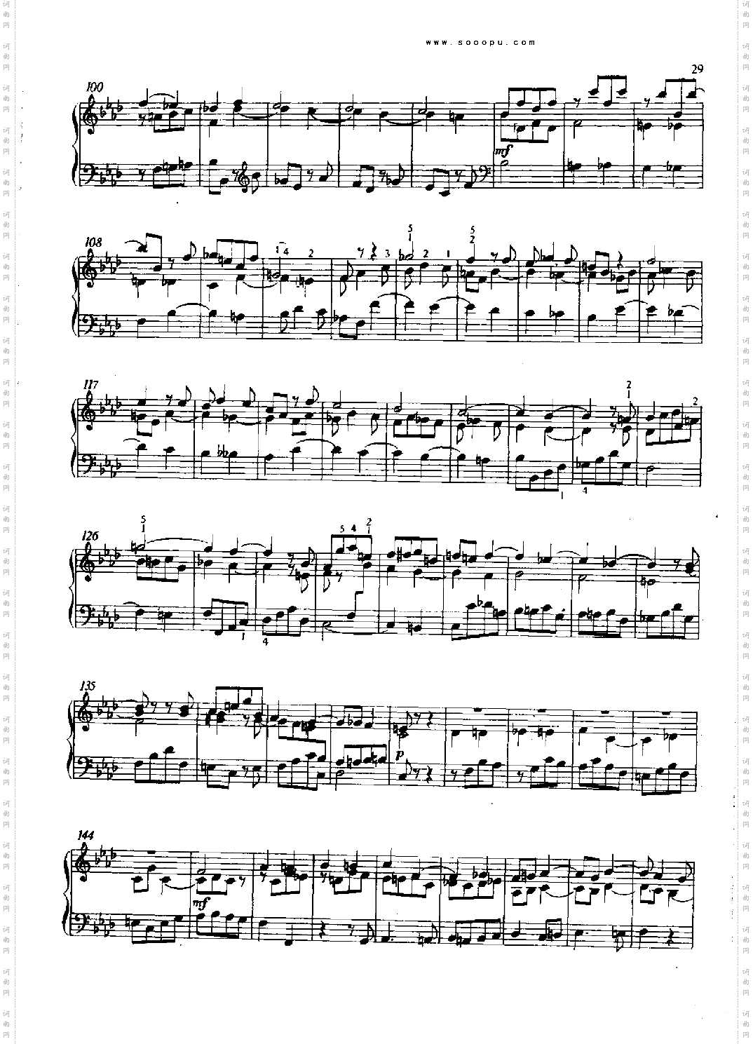 赋格曲键盘类钢琴