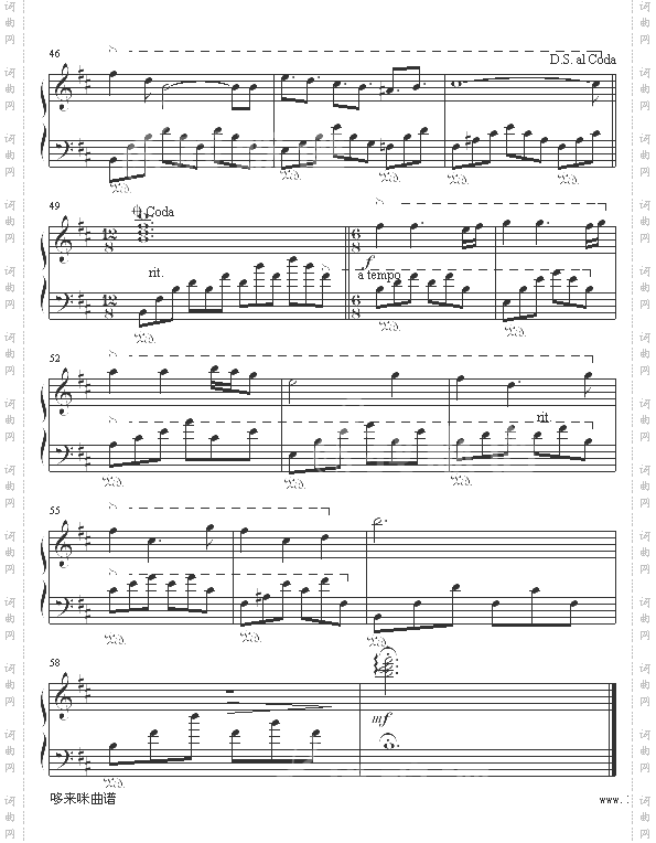 当他远离时-克莱德曼