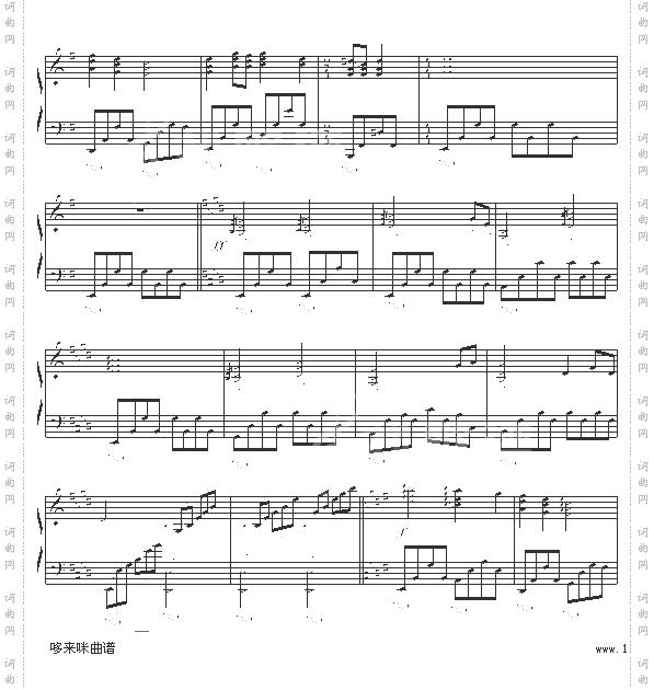 蓝色的爱-dtsrichard版-克莱德曼