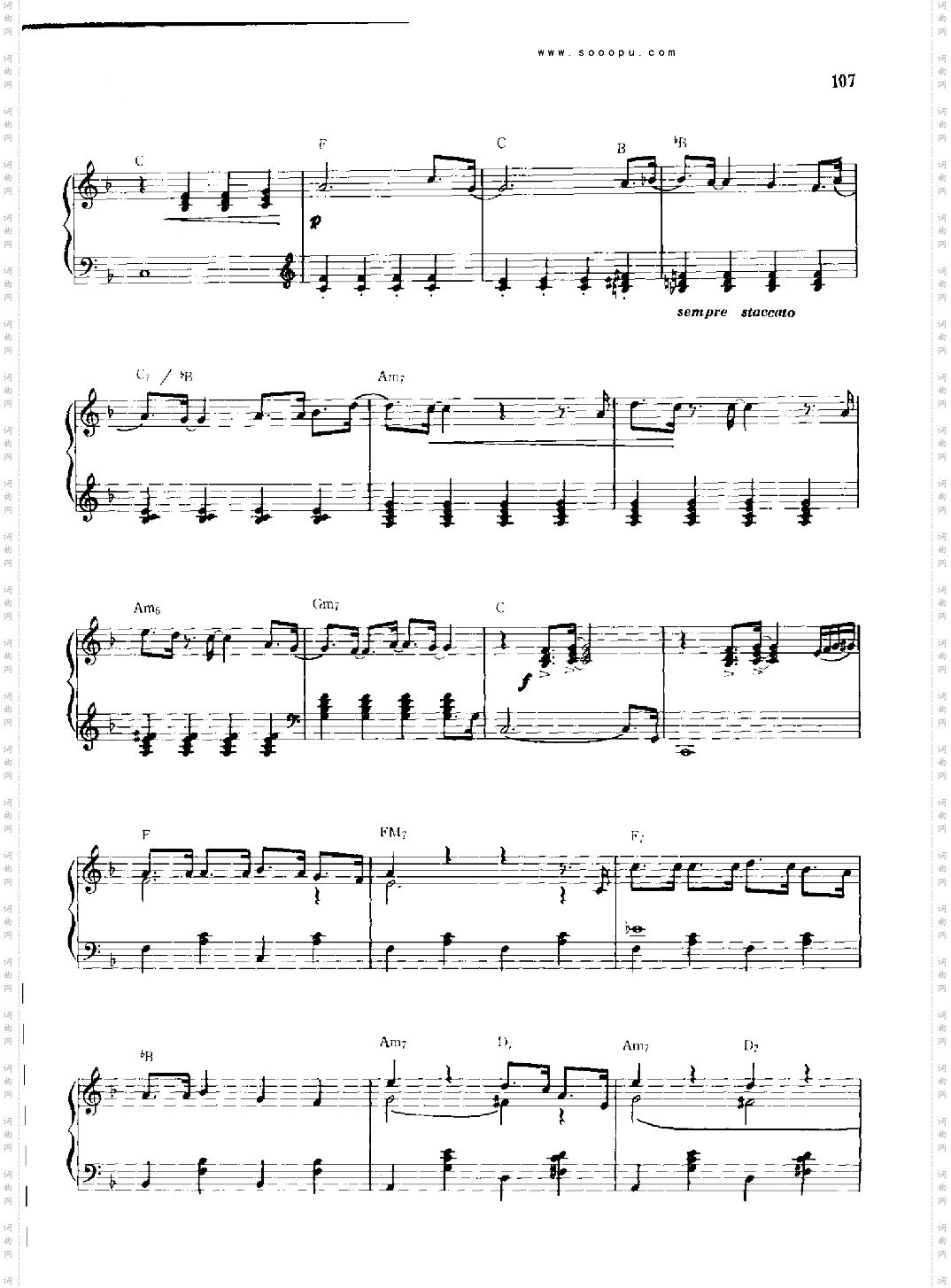 雨点不断落在我头上键盘类钢琴