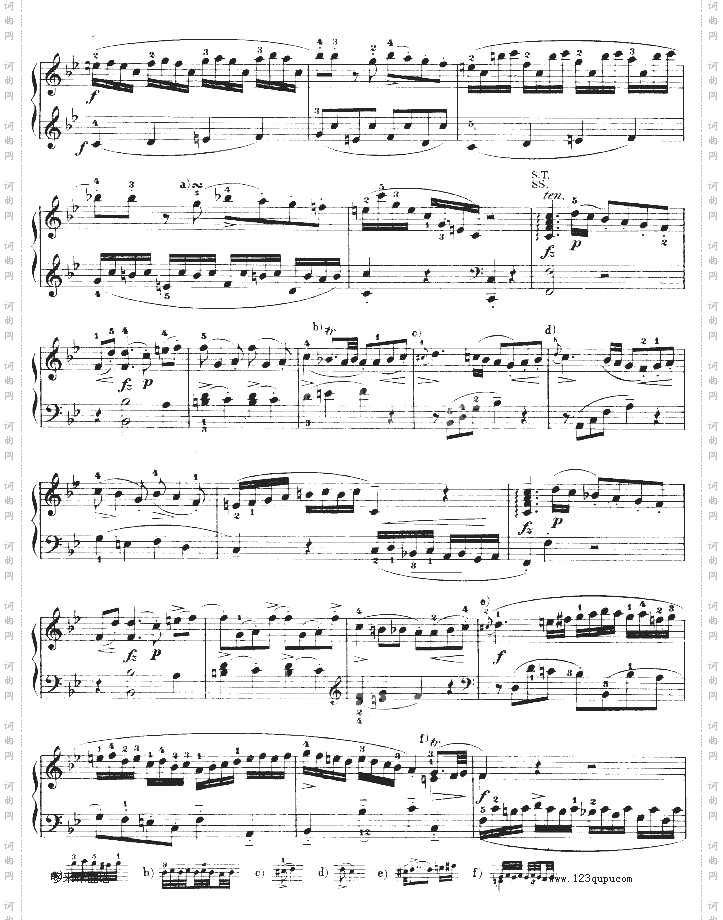 降B大调奏鸣曲kv333-莫扎特