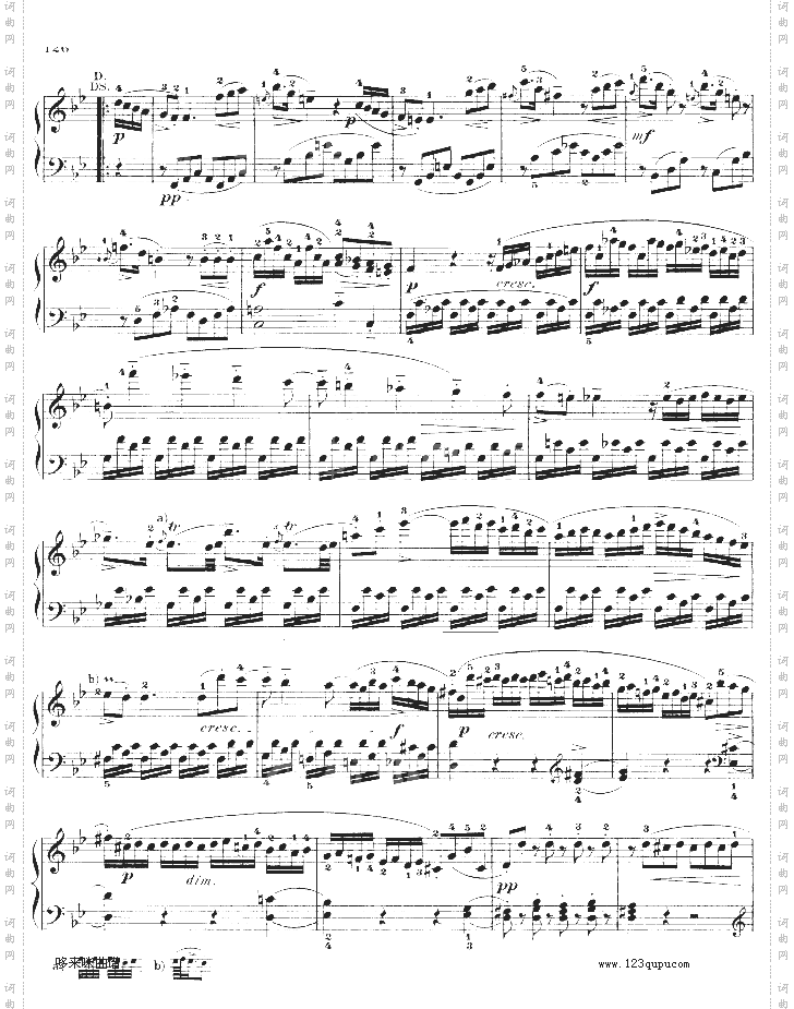 降B大调奏鸣曲kv333-莫扎特