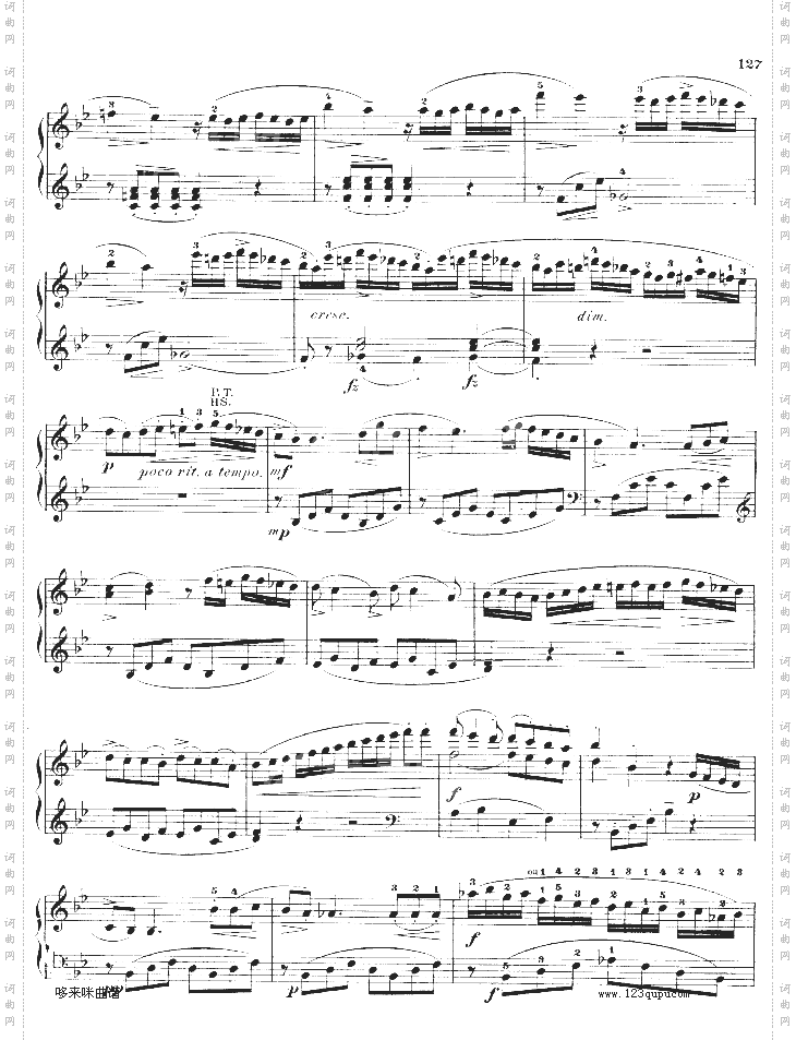 降B大调奏鸣曲kv333-莫扎特