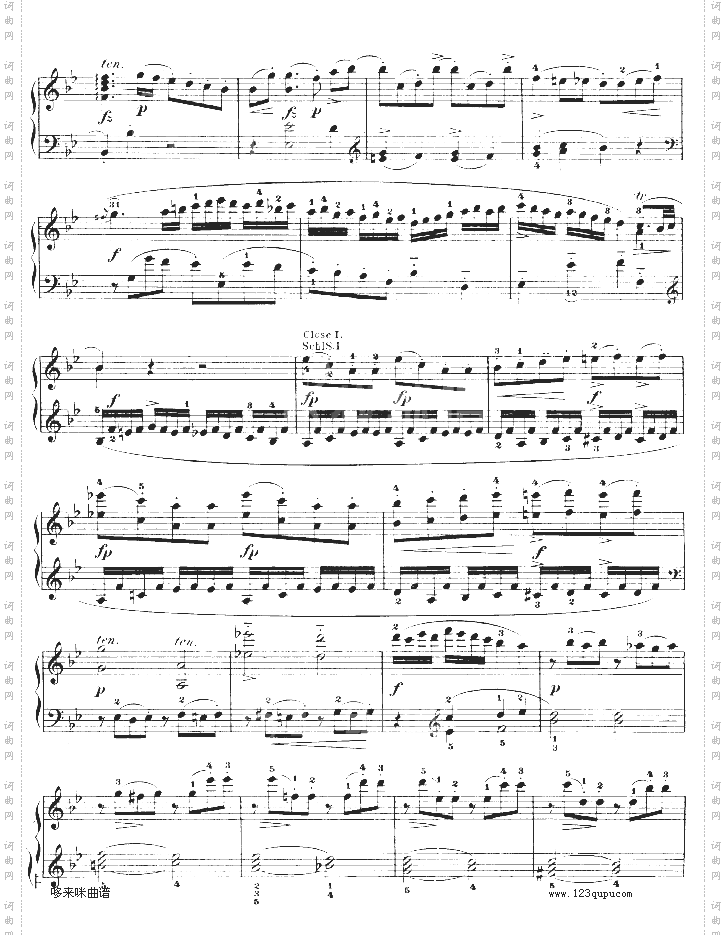 降B大调奏鸣曲kv333-莫扎特