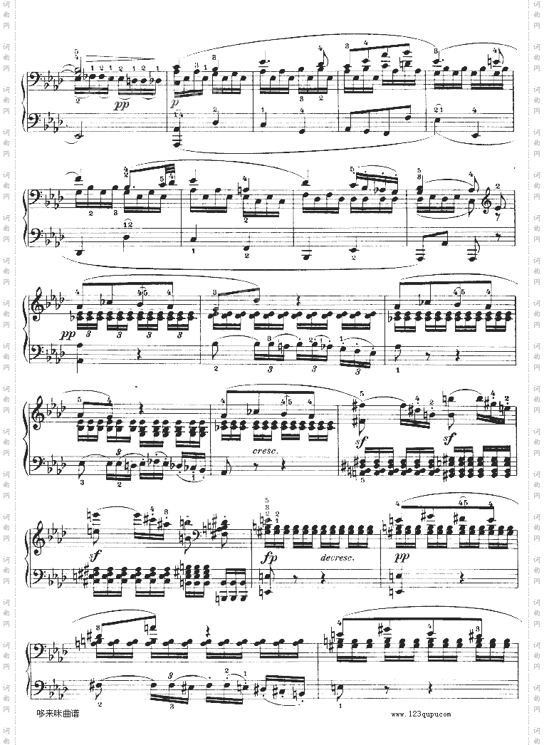 C小调第八琴奏鸣曲悲怆Op—13-贝多芬