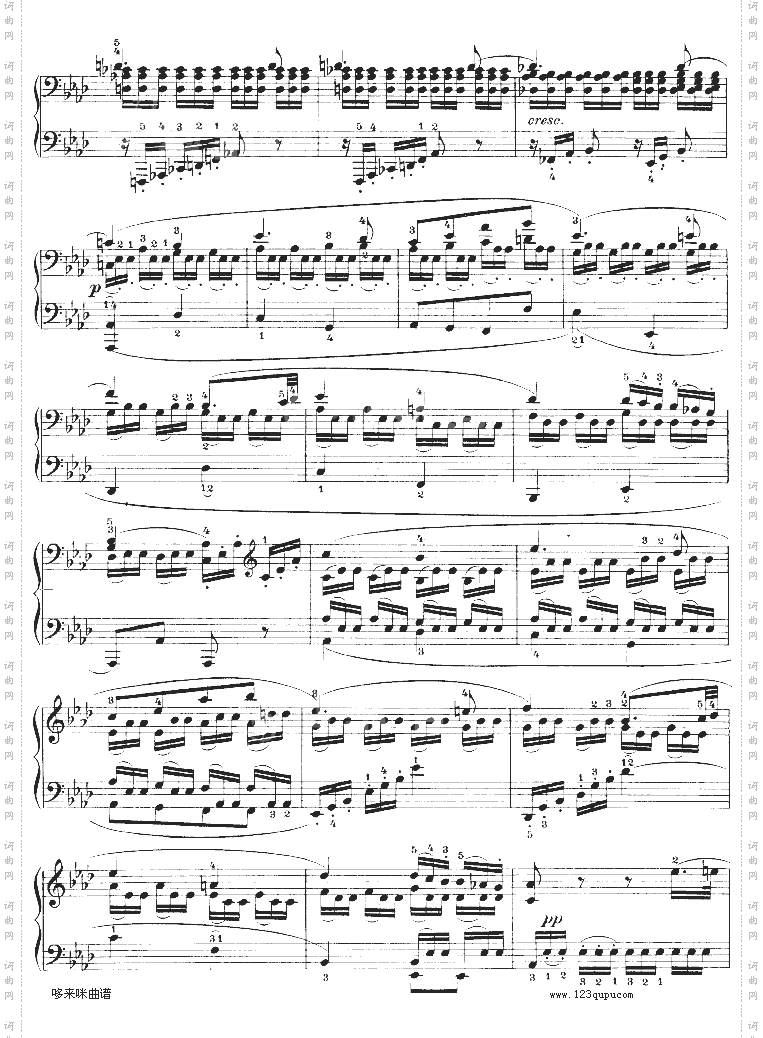 C小调第八琴奏鸣曲悲怆Op—13-贝多芬