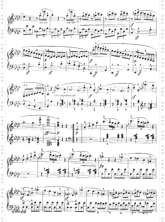 f小调第一钢琴奏鸣曲-贝多芬