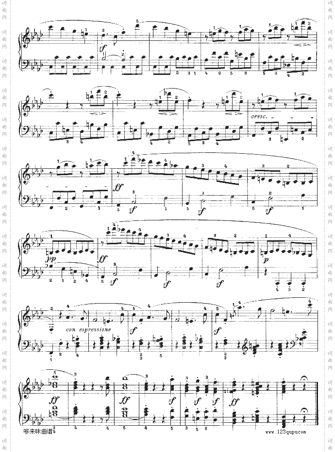 f小调第一钢琴奏鸣曲-贝多芬