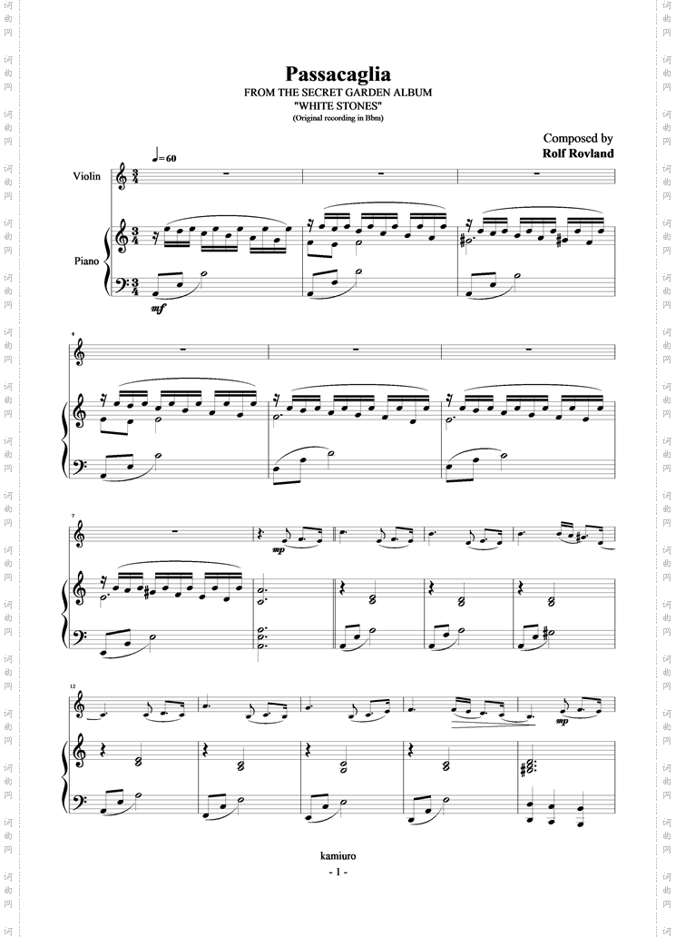 Passacaglia