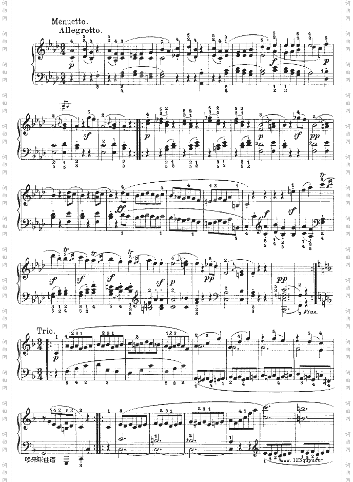 f小调第一钢琴奏鸣曲-贝多芬