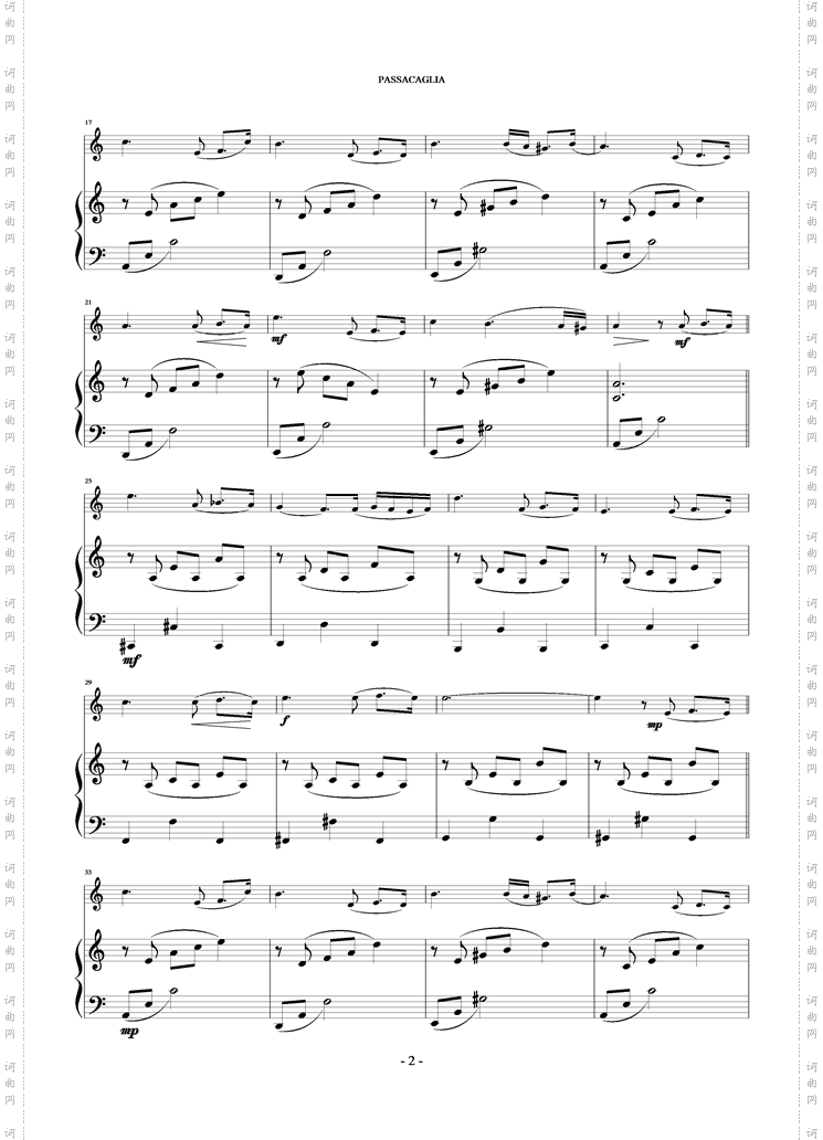 Passacaglia