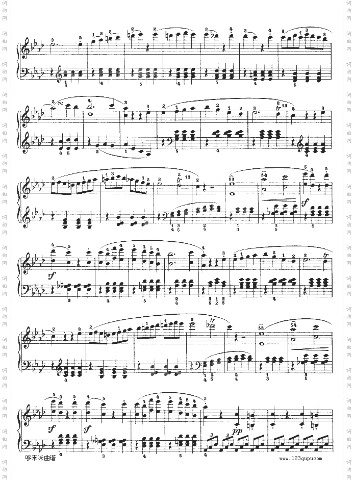 f小调第一钢琴奏鸣曲-贝多芬