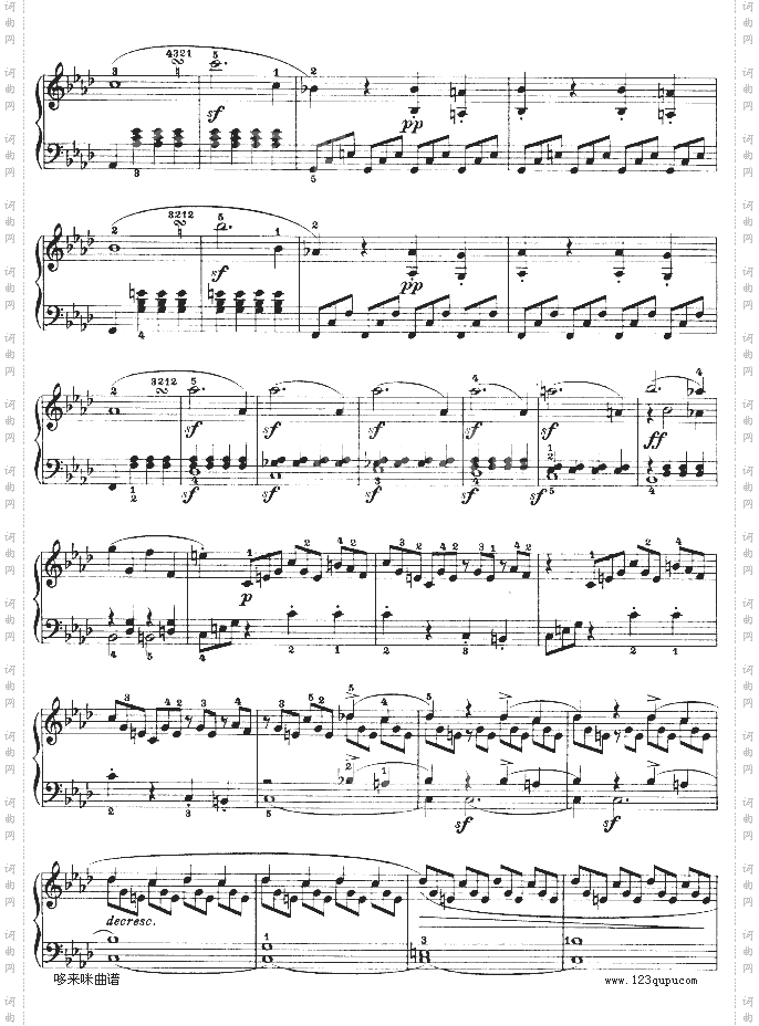 f小调第一钢琴奏鸣曲-贝多芬