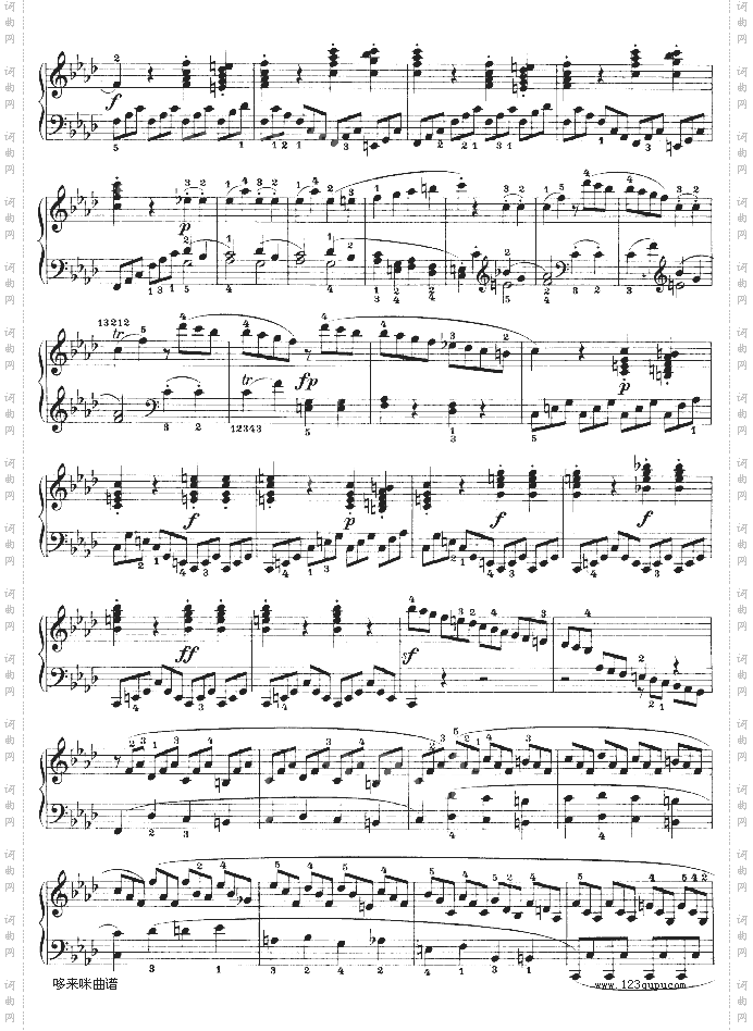 f小调第一钢琴奏鸣曲-贝多芬