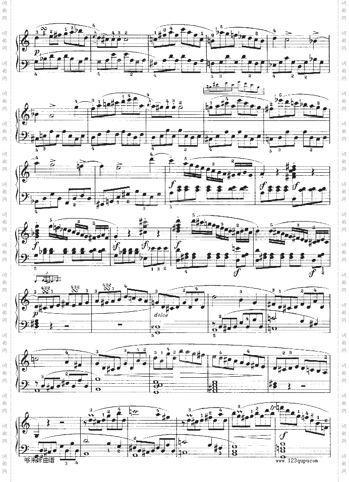 第三钢琴奏鸣曲-Op.2No.3-贝多芬