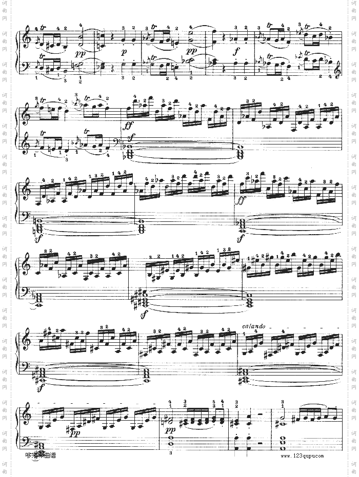 第三钢琴奏鸣曲-Op.2No.3-贝多芬