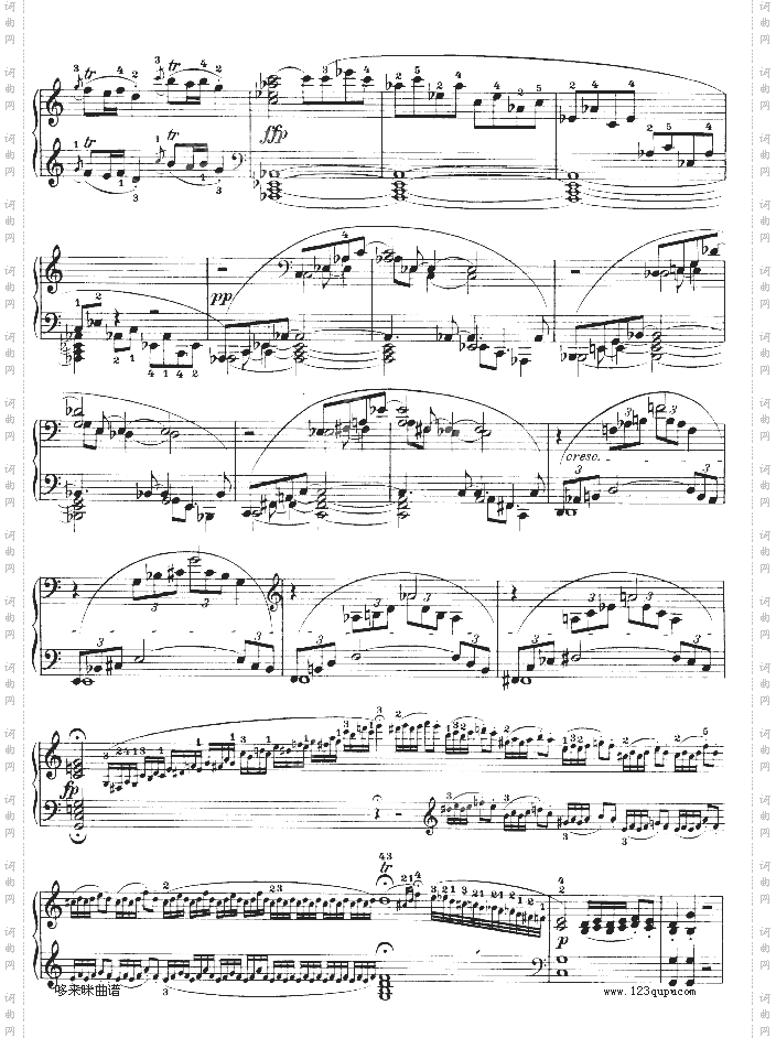 第三钢琴奏鸣曲-Op.2No.3-贝多芬