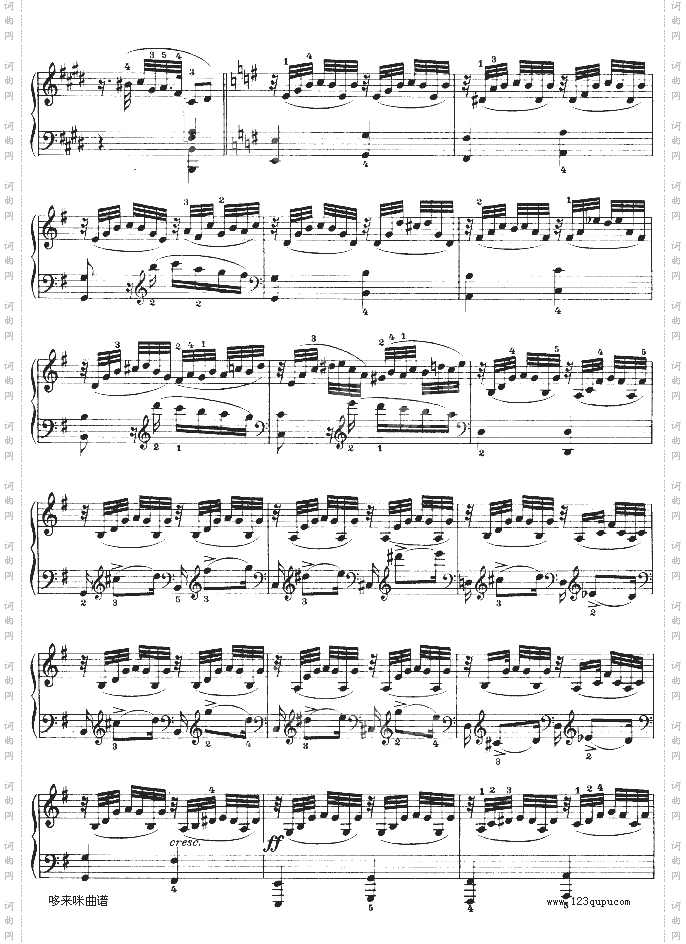 第三钢琴奏鸣曲-Op.2No.3-贝多芬