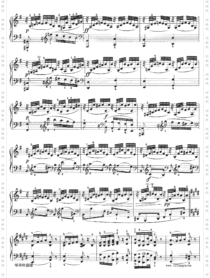 第三钢琴奏鸣曲-Op.2No.3-贝多芬