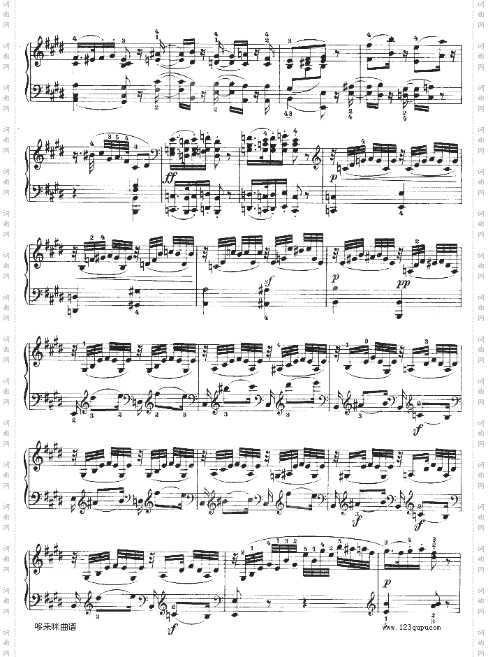 第三钢琴奏鸣曲-Op.2No.3-贝多芬