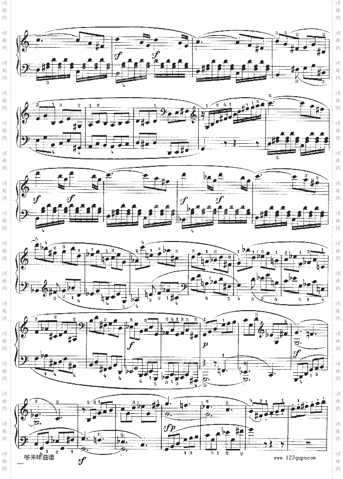 第三钢琴奏鸣曲-Op.2No.3-贝多芬