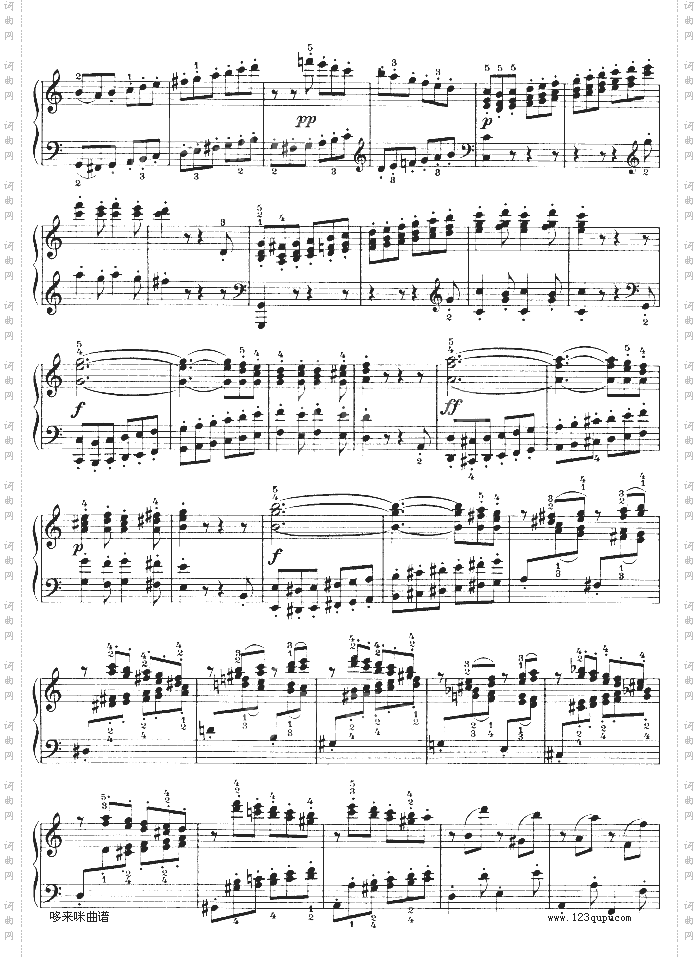 第三钢琴奏鸣曲-Op.2No.3-贝多芬