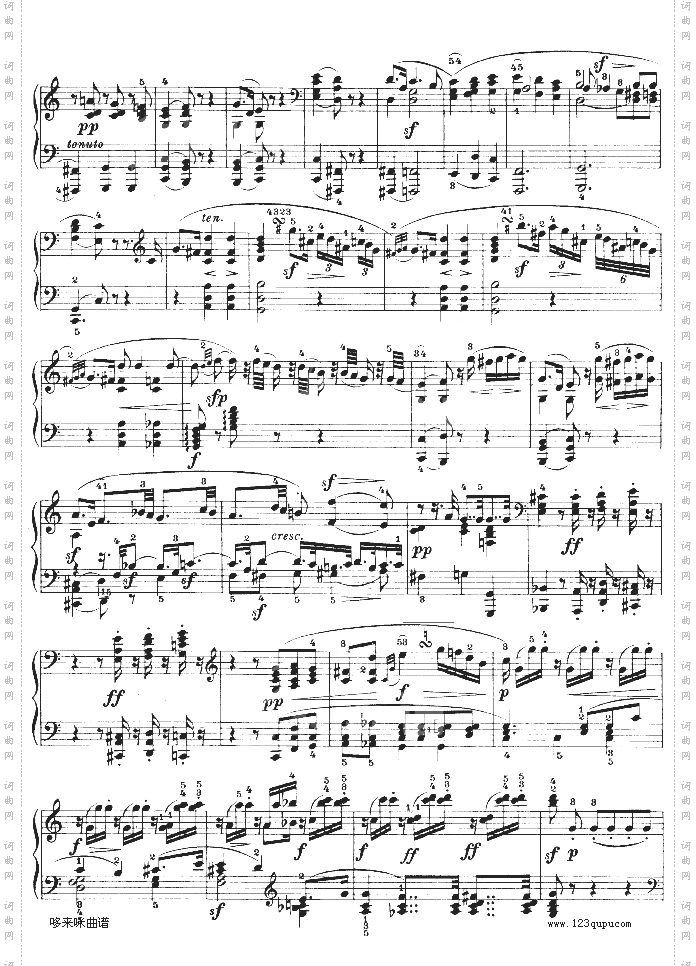 降E大调第四钢琴奏鸣曲-Op.7-贝多芬