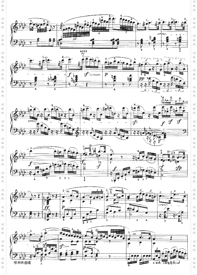 C小调第五钢琴奏鸣曲-Op.10—1-贝多芬