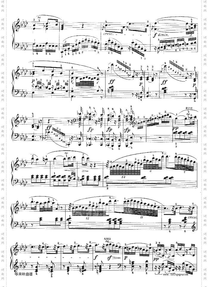 C小调第五钢琴奏鸣曲-Op.10—1-贝多芬