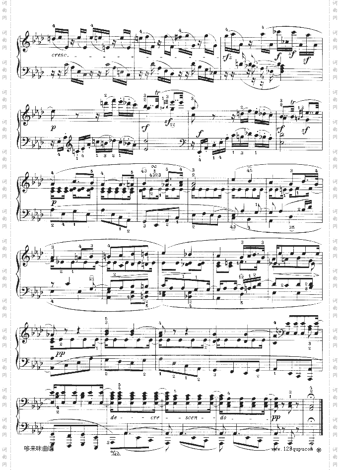 C小调第五钢琴奏鸣曲-Op.10—1-贝多芬