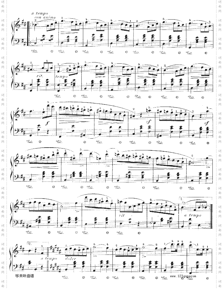 b小调圆舞曲作品69号之2-肖邦