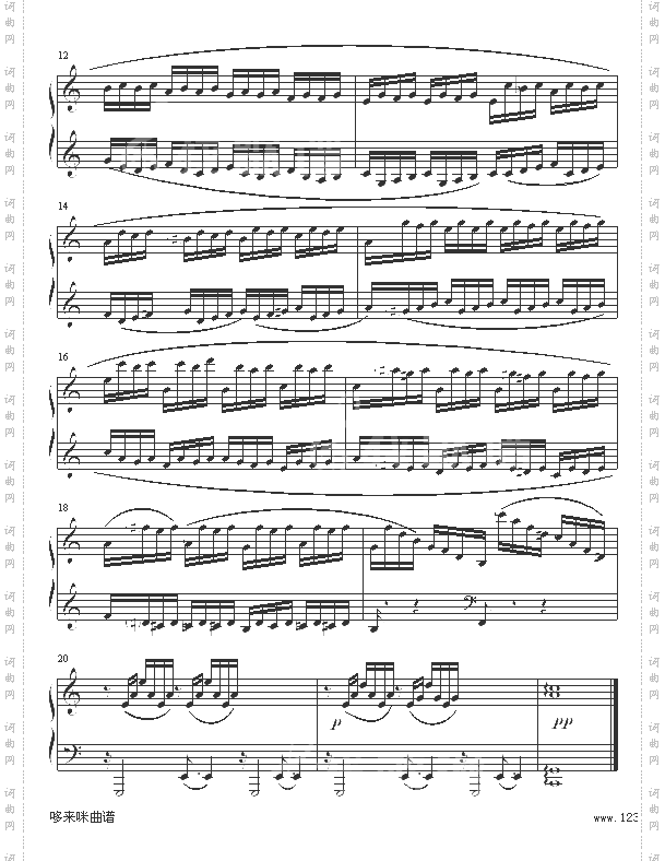 60首钢琴练习曲NO.1-克拉莫