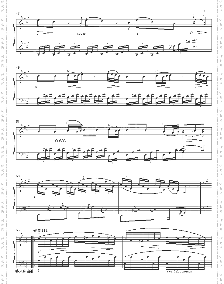 A大调钢琴奏鸣曲K331-寒风-莫扎特