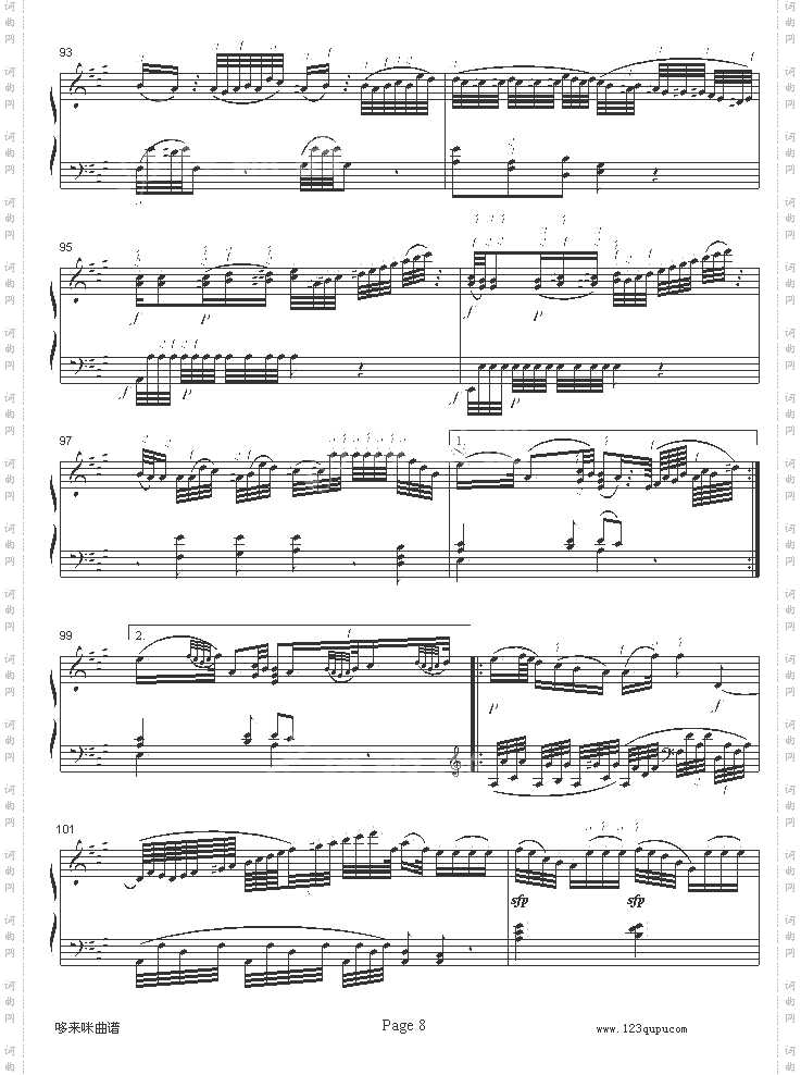 A大调钢琴奏鸣曲K331-寒风-莫扎特