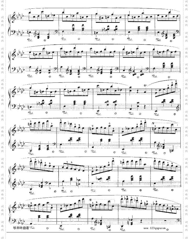 降A大调圆舞曲作品42-肖邦