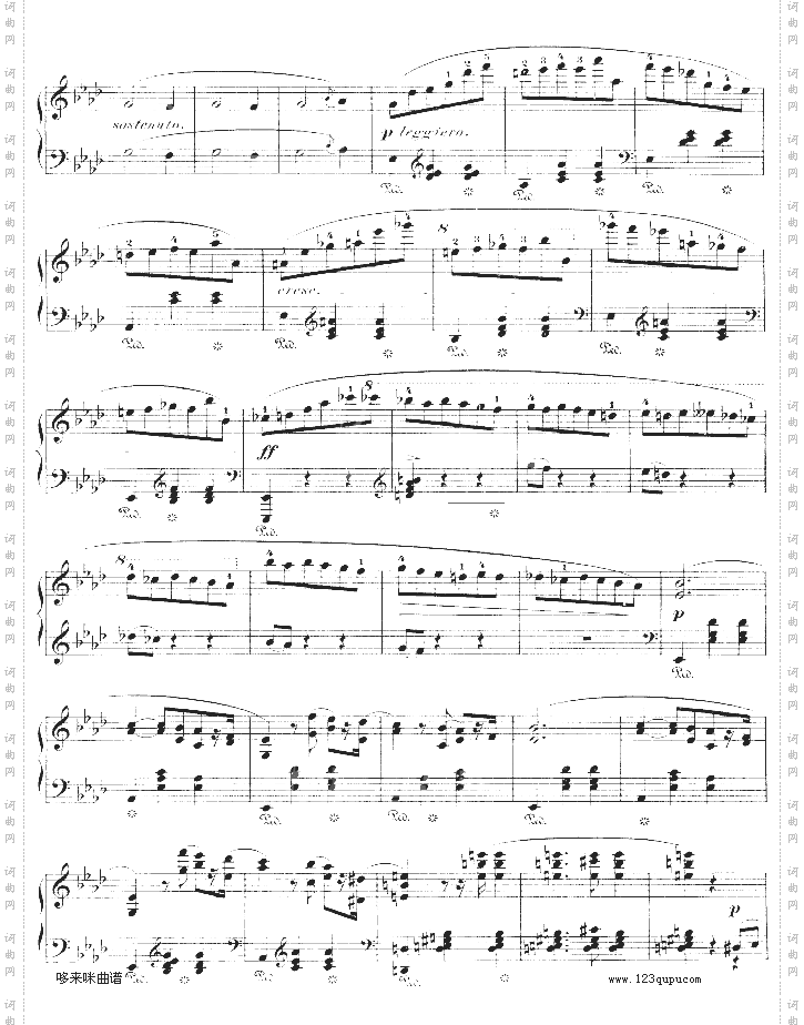 降A大调圆舞曲作品42-肖邦