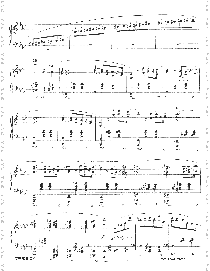 降A大调圆舞曲作品42-肖邦