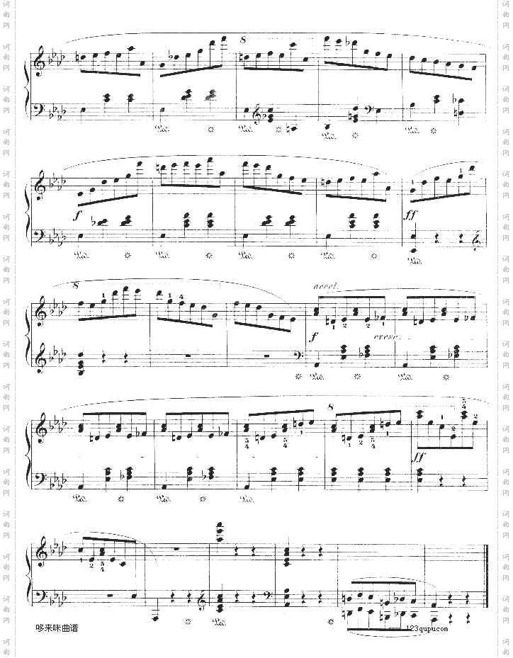 降A大调圆舞曲作品42-肖邦