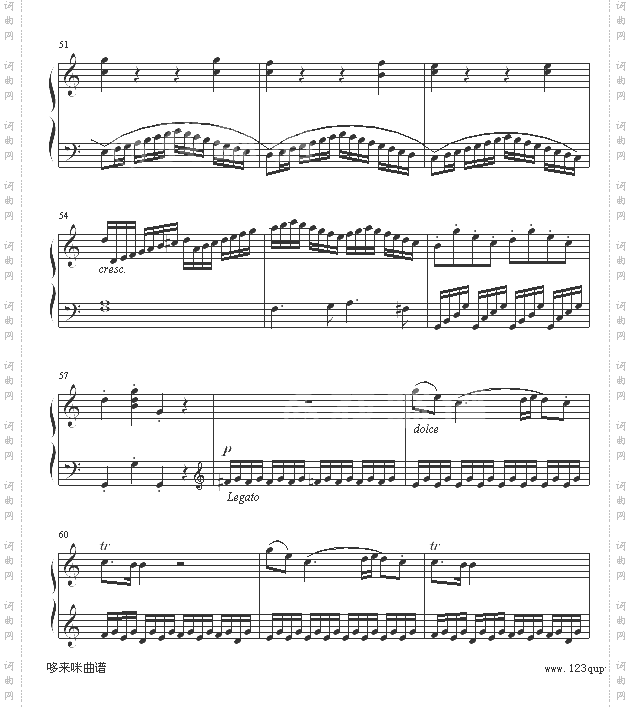 奏鸣曲SonatasK545-莫扎特