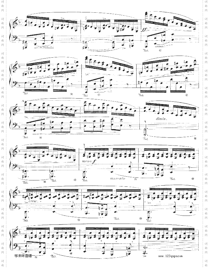 F大调第二叙事曲-肖邦