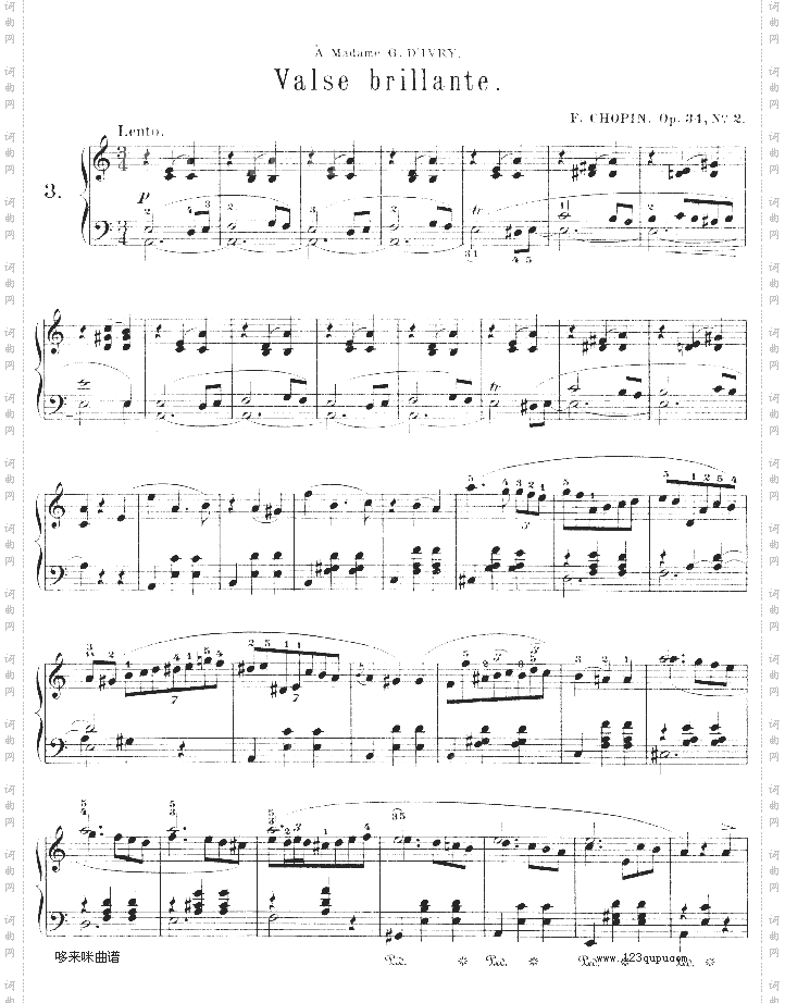 a小调圆舞曲作品34-2号-肖邦