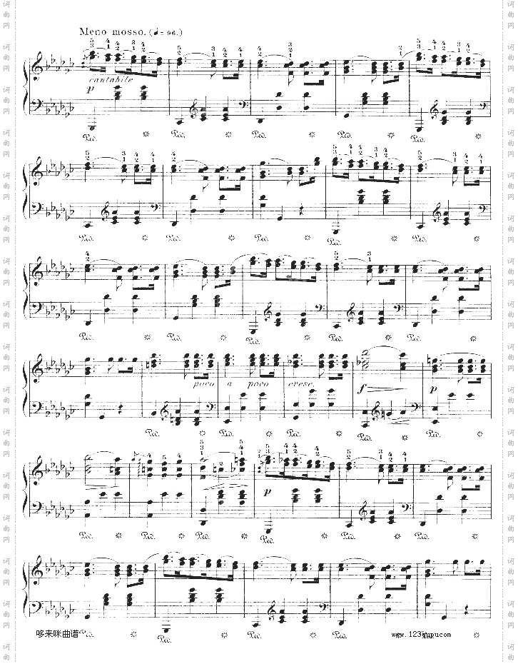 降G大调圆舞曲作品70NO.1-肖邦