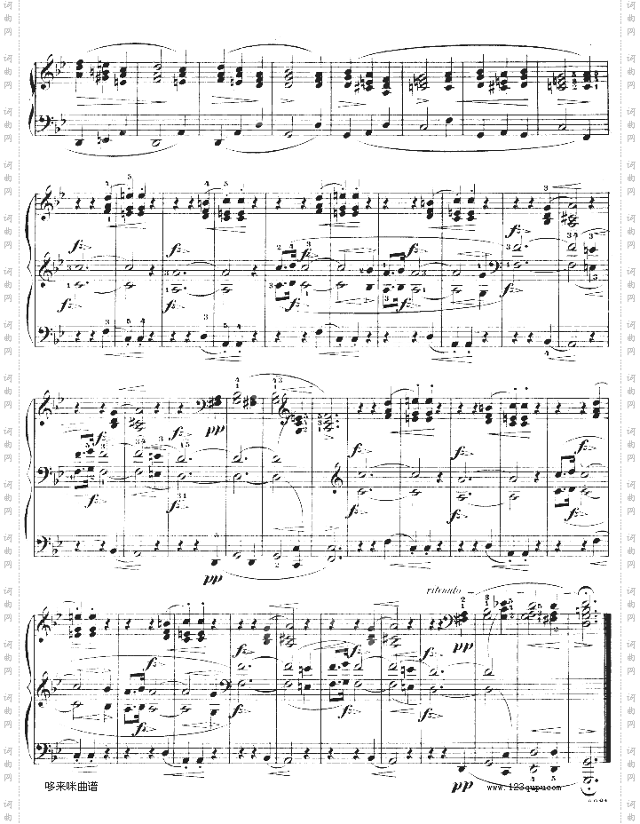 g小调夜曲作品15号-OP15-NO.3-肖邦