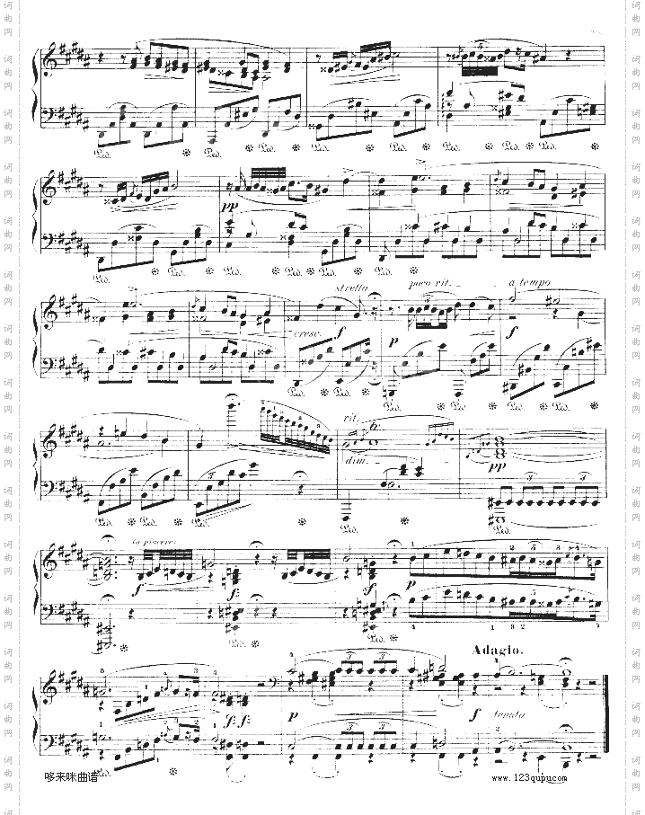 B大调夜曲作品32号-OP32NO.2-肖邦