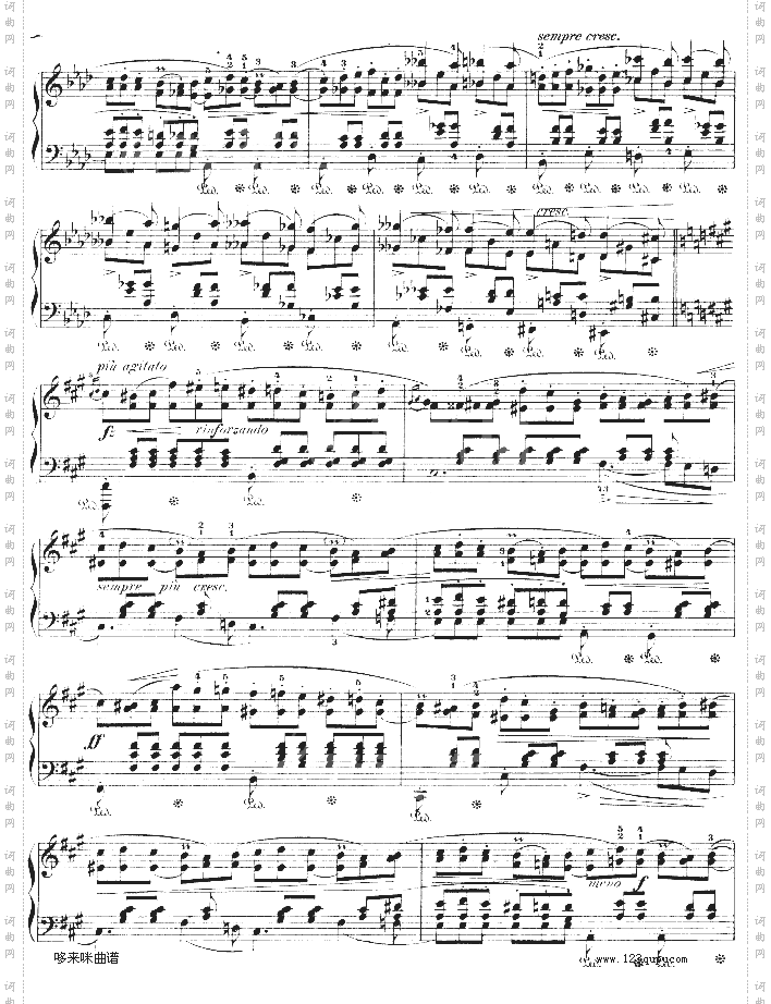 B大调夜曲作品32号-OP32NO.2-肖邦